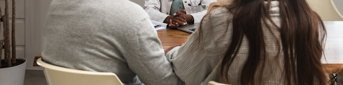 couple at abortion care clinic near Westwood