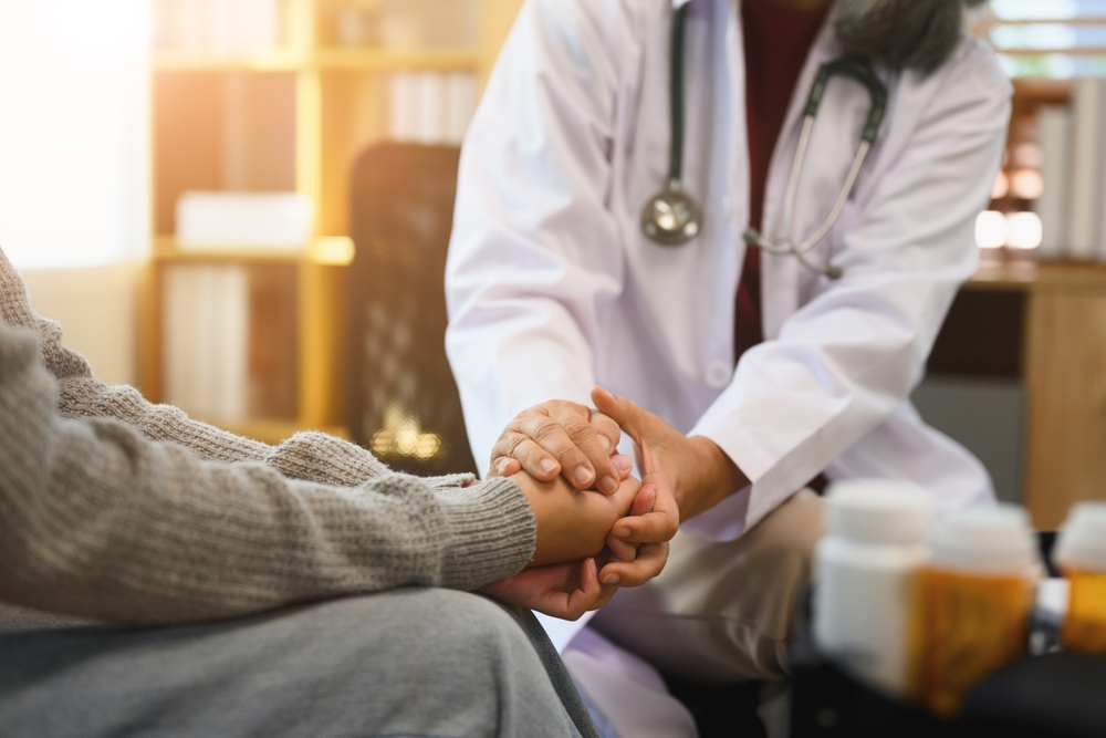 doctor talking to patient about whether the abortion pill can cause infertility