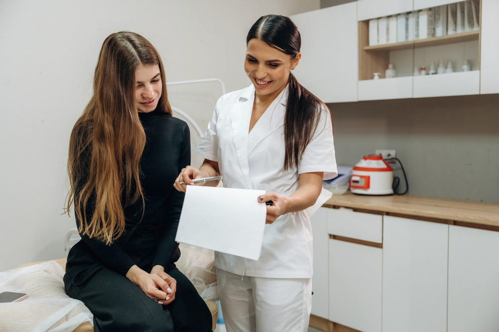 girl at a clinic that accepts Medicaid for abortion care in NJ
