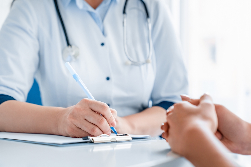 doctor calculating gestational age of her abortion patient in NJ