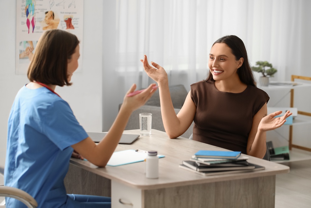 doctor and patient discussing NJ abortion law